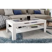 byLIVING Couchtisch Ralph, Breite 110 cm, mit Glaseinsatz und Schubkasten