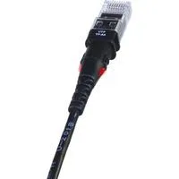 Patchkabel TP-6A-U/8 schwarz, 2,4 Meter