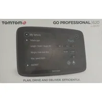 TomTom GO Professional 620 LKW-Navigationsgerät (Europa 48 Länder, Bluetooth, Wi-Fi, Lifetime Map Updates, Fahrzeug-Optionen)