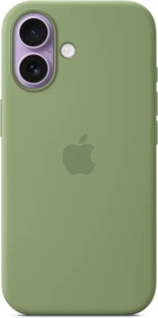 Apple iPhone 17 Silikon Case mit MagSafe hellmoosgrün