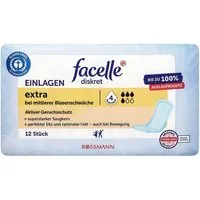 facelle Inkontinenz-Einlage Extra, 4, 12-St., Saugstärke 4