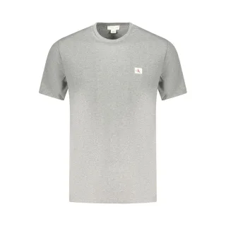 Calvin Klein Grigio Baumwolle Herren T-Shirt