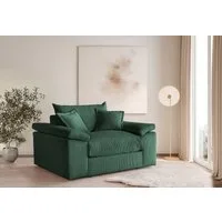 OTTO home XXL-Sessel Soft&Cosy, B: 151 cm - OTTO. Verlässliche Qualität., Mega-Sessel, Cord oder Chenille-Struktur,mit 2 Zierkissen
