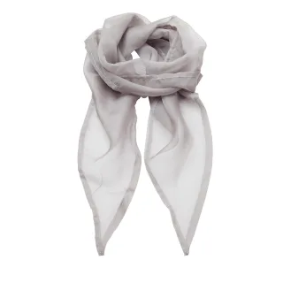 Premier Damen Chiffon-Schal / Chiffon-Halstuch (Silberfarben)