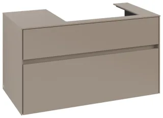 Villeroy & Boch Waschtischunterschrank Collaro C018B0 1000x548x500mm m. Bel. 2 Ausz. Waschtisch re T C018B0VM