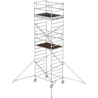 Munk Rollgerüst 1,35 x 1,80 m mit Ausleger & Doppel-Plattform - 167535