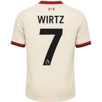 adidas Performance Fußballtrikot Liverpool Away Trikot 2025-Wirtz 7 mit Orginal Avery Dennison Flock