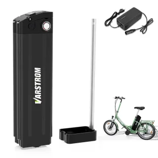 [EU Direct] Varstrom 36V 18.2Ah 655.2Wh Silverfish Folding Electric Bike Battery - Powered by 2600mAh 18650 Li-ion Cells