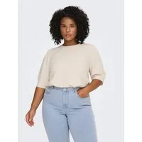 ONLY CARMAKOMA Strickpullover CARRICA LIFE 2/4 PULLOVER KNT NOOS Materialmix, regular fit