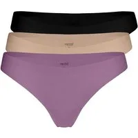 Yenita® String Seamless Tanga (3-St) in angenehmer Microfaserqualität