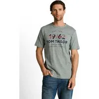 TOM TAILOR T-Shirt mit Logo Print