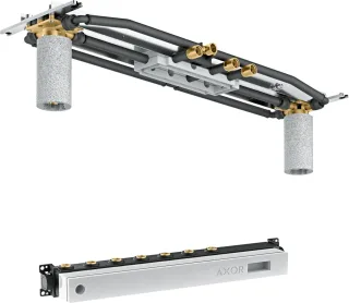 Hansgrohe Grundset für Kopfbrause 1200 4jet Axor ShowerHeaven mit Lichtmodul, 12922180 12922180