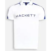 Hackett London Poloshirt Hackett Herren Poloshirts, Hackett London HS MULTI CF RO Poloshirts aua Baumwolle, Logoschriftzug