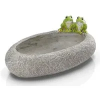 BOLTZE GRUPPE GmbH Vogeltränke Vogeltränke Frosch Wassertränke für Vögel Futterschale