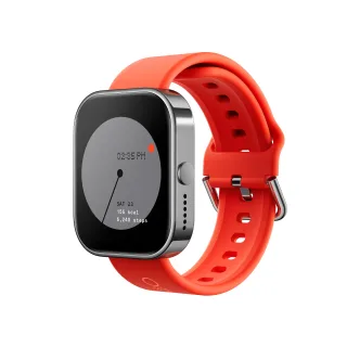 Nothing CMF Watch Pro [inkl. Silikon-Armband orange] 46mm Aluminiumgehäuse metallic silber