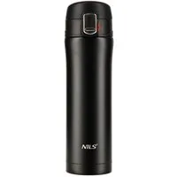 Nils Thermobecher Thermoflasche Trinkflasche 500ml mit Auslaufsicherung, isolierend und mit Auslaufsicherung
