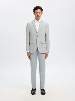SELECTED MEN - SLMSLIM-LIAM TRS FLEX NOOS Light Grey Melange - Gr. - 54