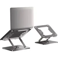 Futurea Laptop-Ständer Laptop Ständer 360° Faltbar mit einstellbarem Winkel Höhenverstellbar, (bis 17,30 Zoll, 1-tlg., Für MacBook und Windows Laptops hohe Ergonomie aus Aluminium)
