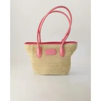 Seidenfelt Manufaktur Handtasche Savonlinna Tulip Shopper, Obermaterial: Flecht