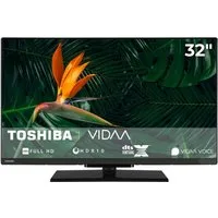 Toshiba 32LV3F63DAZ LCD-LED Fernseher (80 cm/32 Zoll, Full HD, VIDAA Smart TV, HDR, Triple-Tuner, Bluetooth, Works with Alexa)