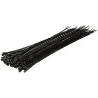 LogiLink Kabelbinder Kabelbinder-Set 100 Stück 4,4 mm breit, 500 mm lang, Schwarz