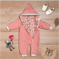 suebidou Fleeceoverall Wollfleeceoverall mit Zwergenkapuze Wagenanzug Babyoverall nachhaltig, kreativ