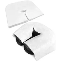 ZEN MASSAGE WARE Massageliege Einwegauflagen für die Massageliege 2x 100Stk. (200-St), Gesichtsauflagen aus angenehm weichem Vlies-Stoff