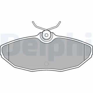 Delphi Bremsbel?ge hinten Jaguar S-Type X-Type Xj