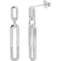 TOM TAILOR Paar Ohrhänger Schmuck Geschenk Silber 925, mit Zirkonia (synth)
