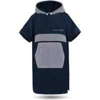 normani Badeponcho Bademantel Surfer Poncho, Midilänge, Baumwolle, Kapuze, Schlupf, Badeponcho aus 100 % saugstarker Baumwolle