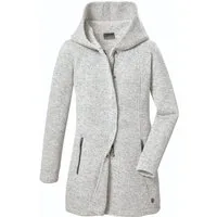 G.I.G.A. DX by killtec Fleecejacke GW 75 WMN KNTFLC PRK Strickfleeceparka mit Kapuze, Melange-Optik, 2-Wege-Reißverschluss