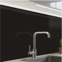 KitchenYeah Küchenrückwand Muster selbstklebend (keine Folie) Grau - Herbst - Jahreszeiten - Farb, (1-tlg), Spritzschutz, Küche, Rückwand, Küchenwand, Küchenfront, 30x20 cm