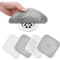 Meri-Home Abflusssieb Silikon Spülbecken Dusche Badewanne Waschbecken Küche Abflusssiebe, Silikon, (2-St)