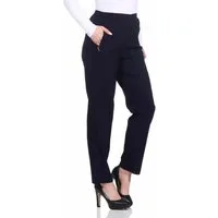 Alica Collection Schlupfhose Classic Freizeithose Damen Basics Businesshose mit Stretch - Kurzgröße Elastischer Gummibund seitlich und hinten, Basic, Klassisch