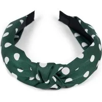 styleBREAKER Haarband, 1-tlg., Haarreif gepunktet mit Knoten Rockabilly