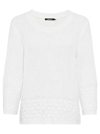 Olsen - Pullover Long Sleeves off white - Gr. - 44