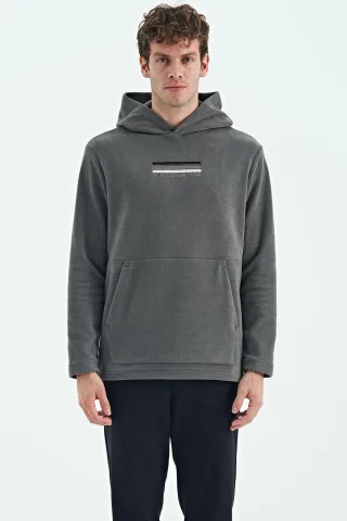 Herren Hoodie mit bedrucktem Logo