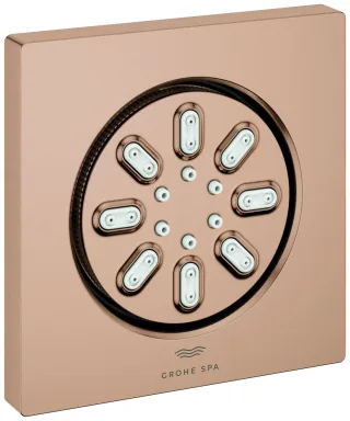 Grohe Seitenbrause 26802 Rainshower Aqua eckige Form warm sunset gebürstet, 26802DL0 26802DL0
