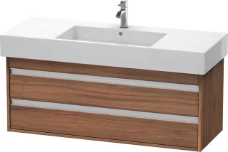 Duravit Ketho Waschtischunterbau wandhängend Nussbaum Matt 1200x455x480 mm - KT664207979 KT664207979