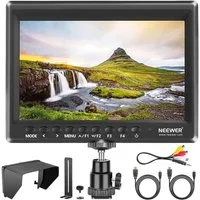 Neewer Kamerazubehör-Set F100 7" Feldmonitor 4K HDMI für DSLR & spiegellose Kameras, (Packung), Energie Efizienz Label (A bis G):D