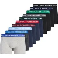Jack & Jones Boxershorts JACFLOWER Microfiber mit Logobund, Blumenprint und Stretchkomfort (Packung, 10-St., 10er-Pack) eng anliegend, Microfaser, schnelltrocknend