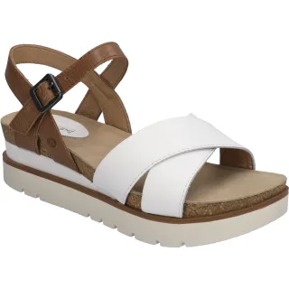 JOSEF SEIBEL Damen Sandale Clea 10 in weiss-kombi