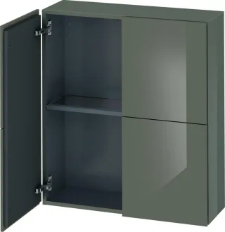 Duravit L-Cube Halbhochschrank Flanell Grau Hochglanz 700x243x800 mm - LC116708989 LC116708989