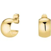 ROSEFIELD Paar Creolen JESWG-J930, für Damen Kleine Breite Goldfarben