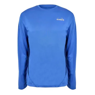 Diadora - "X Run" T-Shirt für Herren, Langärmlig (Persisch Blau)