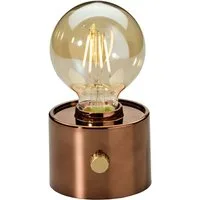 Northpoint LED Nachttischlampe Vintage Akku LED Tischlampe mit USB-C dimmbar