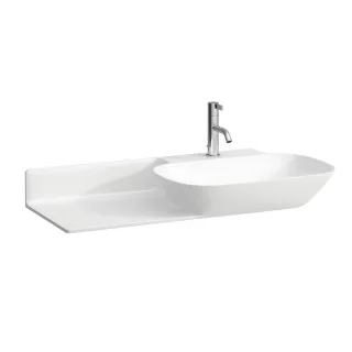 LAUFEN Waschtisch Ino 450x900x145, 1 Hahnloch, ohne Überlauf, Ablage links, weiss, H8133010001111 H8133010001111