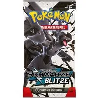 POKÉMON Sammelkarte Pokemon Karmesin & Purpur Schwarze Blitze 1x Booster Pack Deutsch