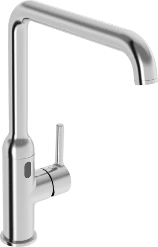 Hansa Einhandmischer Küchenarmatur HANSAVANTIS Style, 230/9 V, Bluetooth Stahl gebürstet, 5421220980 5421220980