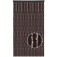 Arsvita Türvorhang Flauschvorhang 90cm x 200cm (1 St), Ösen, blickdicht, Insektenschutz Vorhang für Terrasse, Balkon, Pavillon, Camping